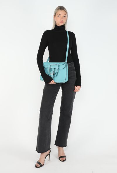 Hermès Bleu Jean Taurillon Clémence Halzan 31 - 2