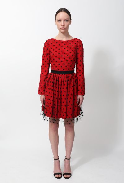                                         F/W 2015 Dotted Lace Dress-1