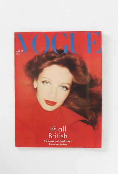 VOGUE UK 1975 David Bailey Issue Trio - 2 VOGUE UK 1975 David Bailey Issue Trio - 2