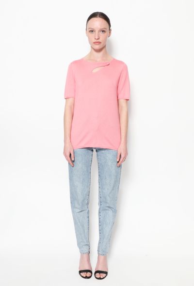 Christian Dior Cashmere Cut-Out Top - 2