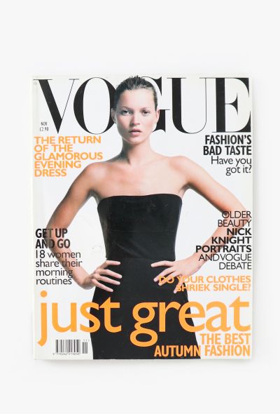 VOGUE UK 1998 Kate Moss Cover Issue - 1 VOGUE UK 1998 Kate Moss Cover Issue - 1