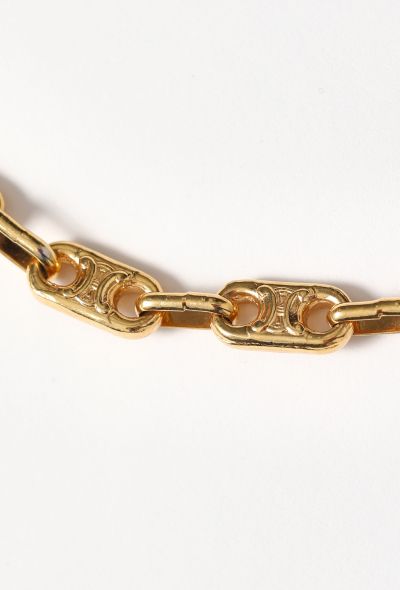 Céline Vintage Triomphe Chainlink Choker - 2 Céline Vintage Triomphe Chainlink Choker - 2