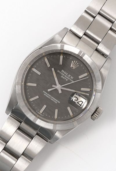 Rolex Rare 1971 Date 1501 Mozaic Dial Watch - 2
