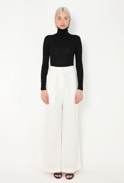Céline S/S 2010 Wide-Leg Silk Trousers - 1 Céline S/S 2010 Wide-Leg Silk Trousers - 1