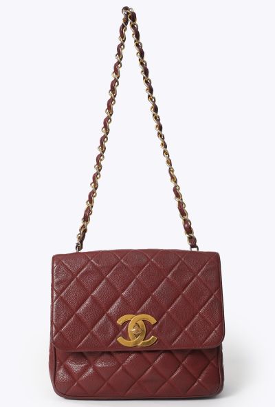 Chanel Vintage '90s Quilted Caviar Shoulder Bag - 1