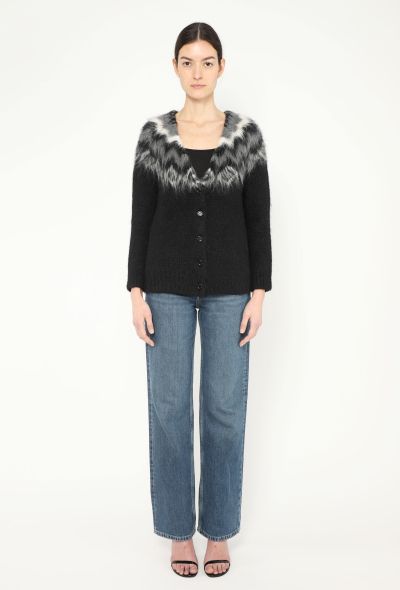 Céline 2019 Fair Isle Alpaca Cardigan - 2 Céline 2019 Fair Isle Alpaca Cardigan - 2