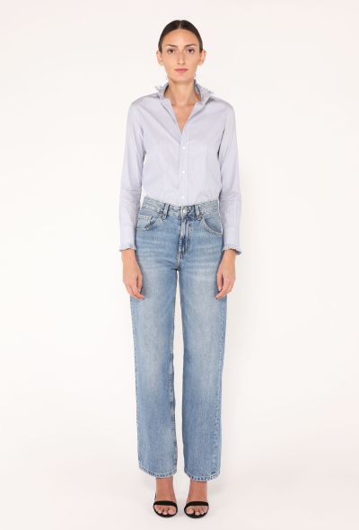 Céline 2020 Striped Cotton Blouse - 2