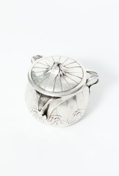                             Christofle Antique Silver Sugar Bowl - 1