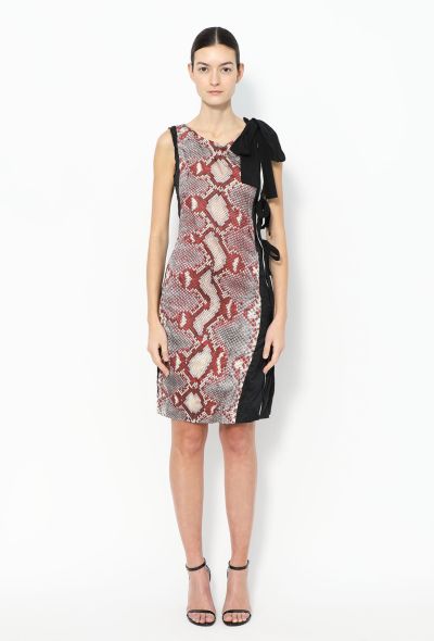 Prada Crinkled Python Print Dress, S/S 2009 - 1