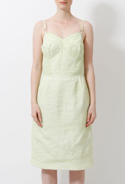                                         Lime Bustier Dress-2