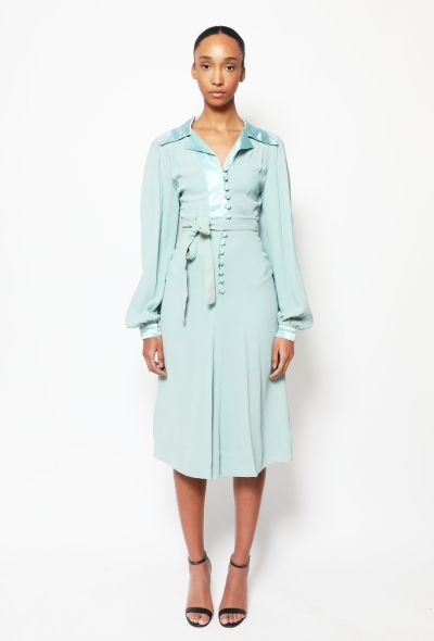                            Collector 1974 Belted Crêpe Dress - 1