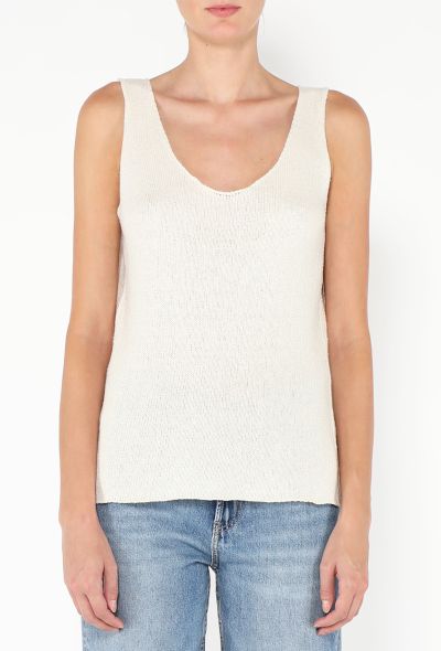 The Row 2024 Favana Silk Knit Tank Top - 1
