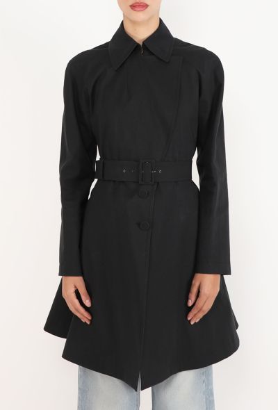 Alaïa Belted Skater Trench Coat - 2