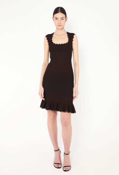 Alaïa Iridescent Scalloped Trim Dress - 2 Alaïa Iridescent Scalloped Trim Dress - 2