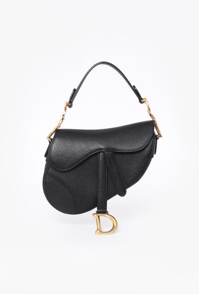 Dior Black Mini Saddle Bag - 1 Dior Black Mini Saddle Bag - 1