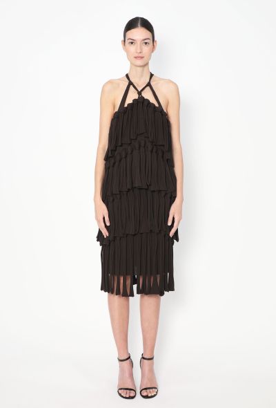 Bottega Veneta Resort 2021 Fringe Halter Dress - 1 Bottega Veneta Resort 2021 Fringe Halter Dress - 1