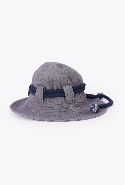 Chanel Linen Rope Bucket Hat - 2