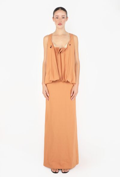 Jean Paul Gaultier S/S 1999 Draped Cowl Neck Gown - 1