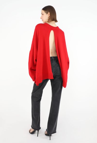 Loewe Oversized Open-Slit Sweater - 1