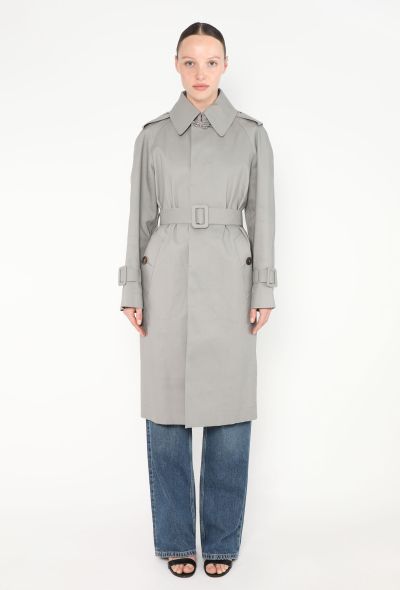 Balenciaga Belted Mackintosh Trench Coat - 1 Balenciaga Belted Mackintosh Trench Coat - 1