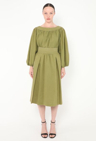 Saint Laurent Late '70s Belted Peasant Ensemble - 2 Saint Laurent Late '70s Belted Peasant Ensemble - 2
