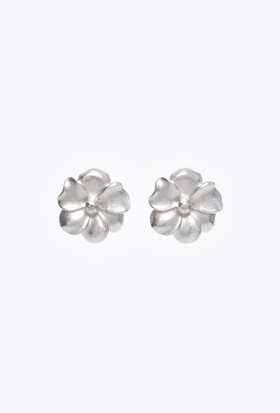 Dior Vintage Flower Clip-On Earrings - 1 Dior Vintage Flower Clip-On Earrings - 1