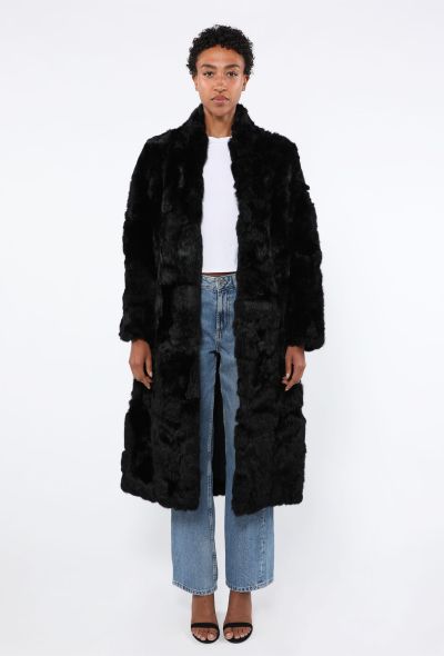 Sheared Rabbit Fur Coat, 1980s - 1