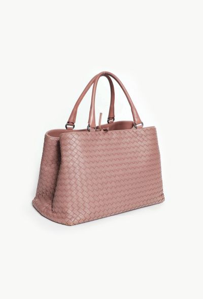 Bottega Veneta Mauve Intrecciato Tote Bag - 2