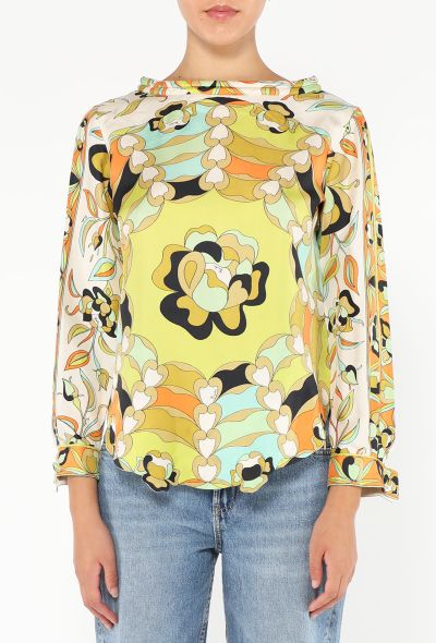 Emilio Pucci '60s Silk Printed Top - 1