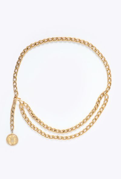 Chanel Late '80s Castellane Coin Chain Belt - 1