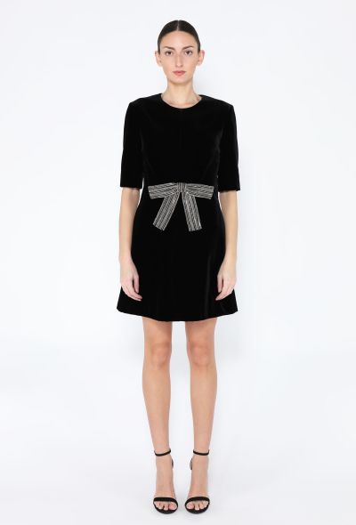 Saint Laurent F/W 2015 Velvet Mini Dress - 1