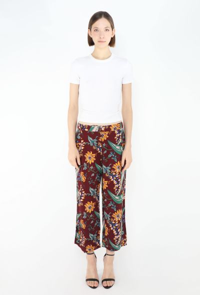 Prada Resort 2014 Tropical Print Pants - 1
