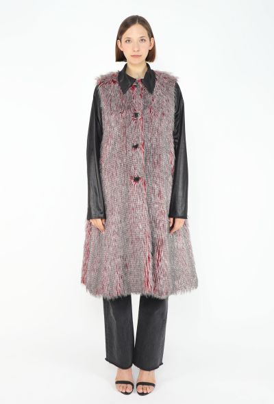 Issey Miyake Early 2000s Ombré Plume Coat - 2