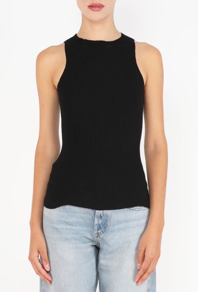The Row Ribbed Knit Tank Top - 1