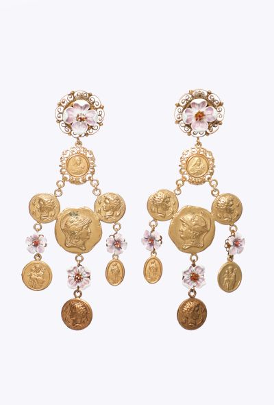 Dolce & Gabbana S/S 2014 Roman Coin Earrings - 1