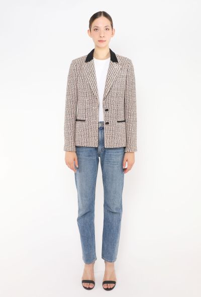 Chanel Classic Tailored Tweed Blazer - 2 Chanel Classic Tailored Tweed Blazer - 2