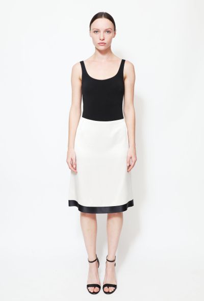 Chanel Timeless Bicolor Silk Skirt - 1