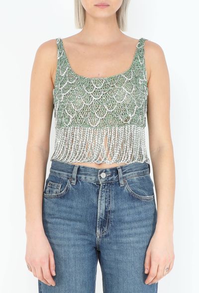 Azzaro 1973 Camapaign Chainlink Top - 1