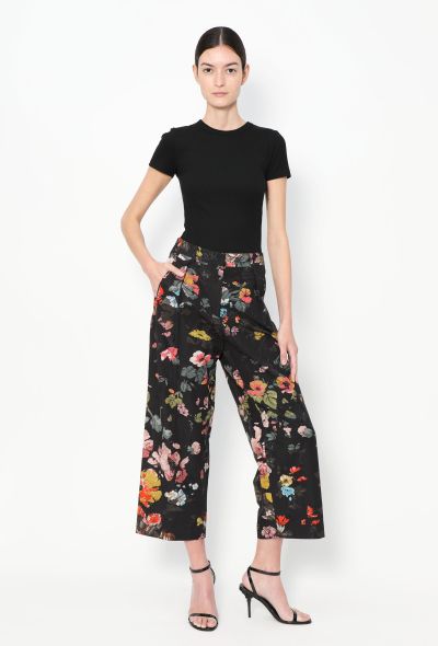 Dries Van Noten 2020 Floral Jacquard Trousers - 1 Dries Van Noten 2020 Floral Jacquard Trousers - 1