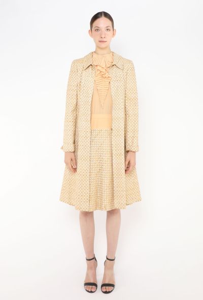 Chanel 2001 Tweed A-Line Coat - 2 Chanel 2001 Tweed A-Line Coat - 2