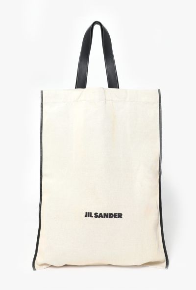 Jil Sander Book Canvas Tote Bag - 1 Jil Sander Book Canvas Tote Bag - 1
