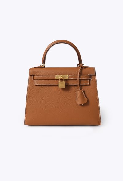 Hermès 2023 Gold Epsom Kelly Sellier 25 - 1