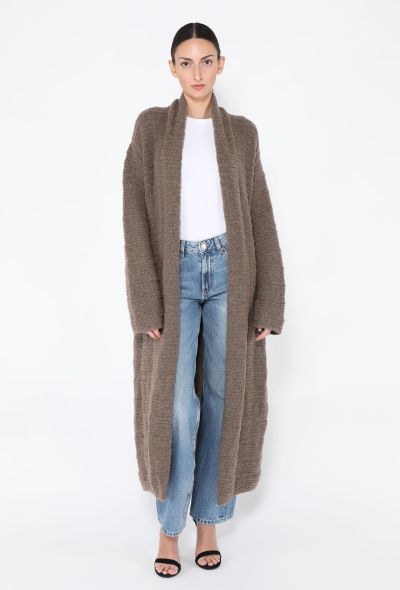 The Row 2020 Atra Bouclé Belted Cardigan - 2