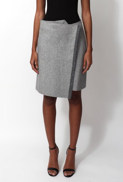Céline Wrap Wool Skirt - 2