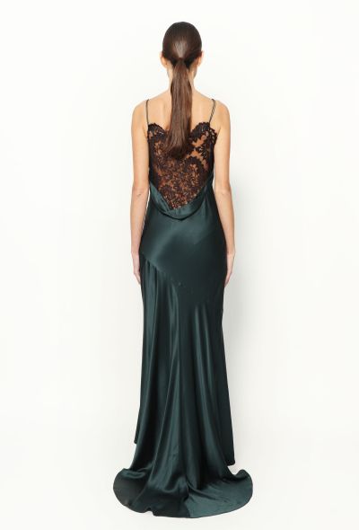 Modern Designers Roberto Cavalli 2006 Silk Lace Gown - 2