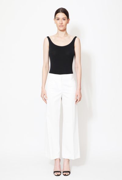                             Flared 'CC' Cotton Trousers - 1