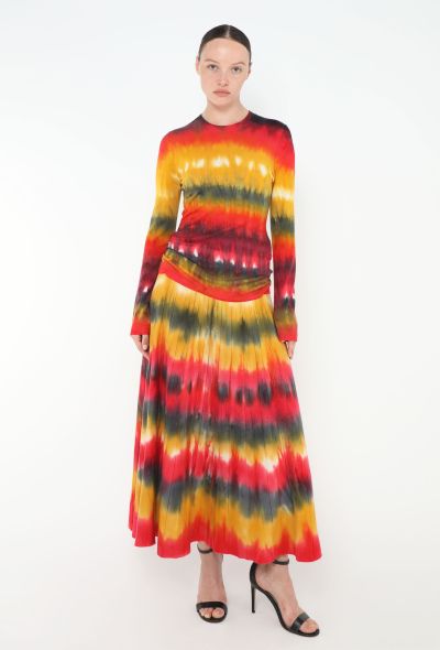 Gabriela Hearst 2020 Ella Tie-Dye Cashmere Skirt - 1