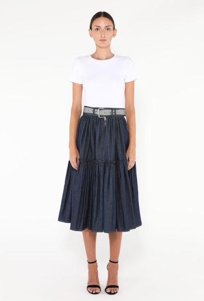Dior Resort 2023 Denim Prairie Skirt - 1