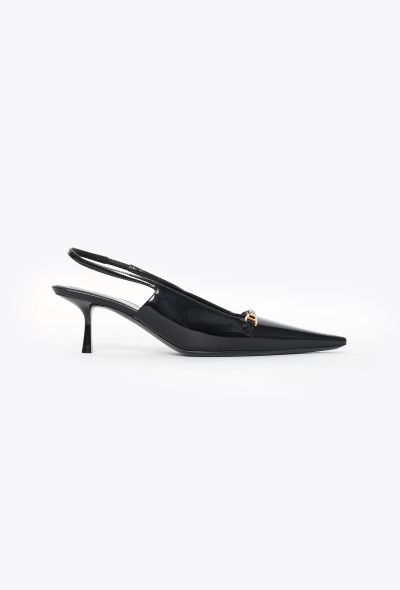 Saint Laurent 2024 Carine Slingback Pumps - 1