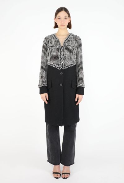 Chanel F/W 2011 Gripoix Tweed Hybrid Coat - 1